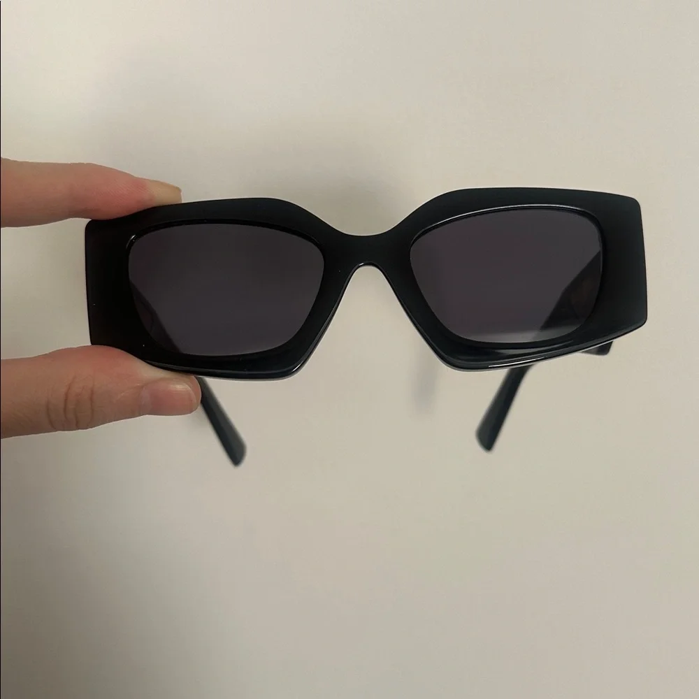 EUC PRADA Symbole Black Sunglasses Authentic - Picture 5 of 6